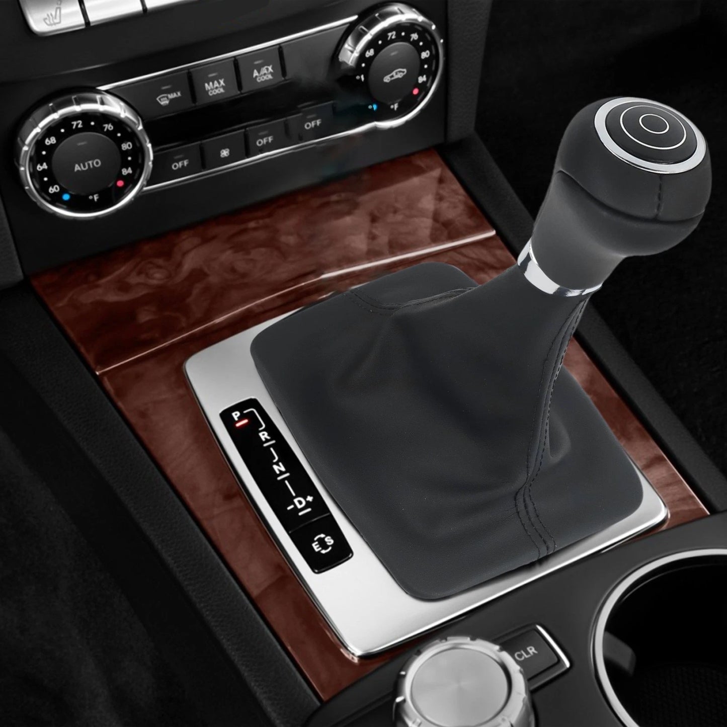 Gear Shift Knob and Dust Cover for Mercedes C Class W204 (2007–2013)