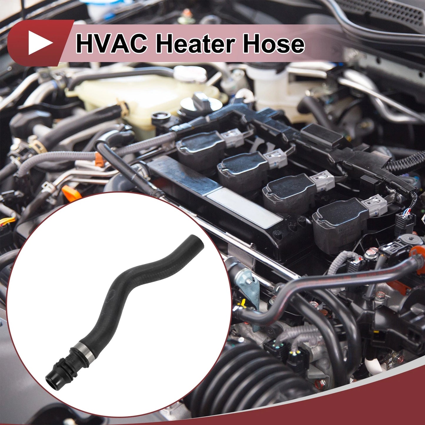 HVAC Heater Hose for BMW X6 3.0L, X5 3.0L (2008-2019, 2011-2018)
