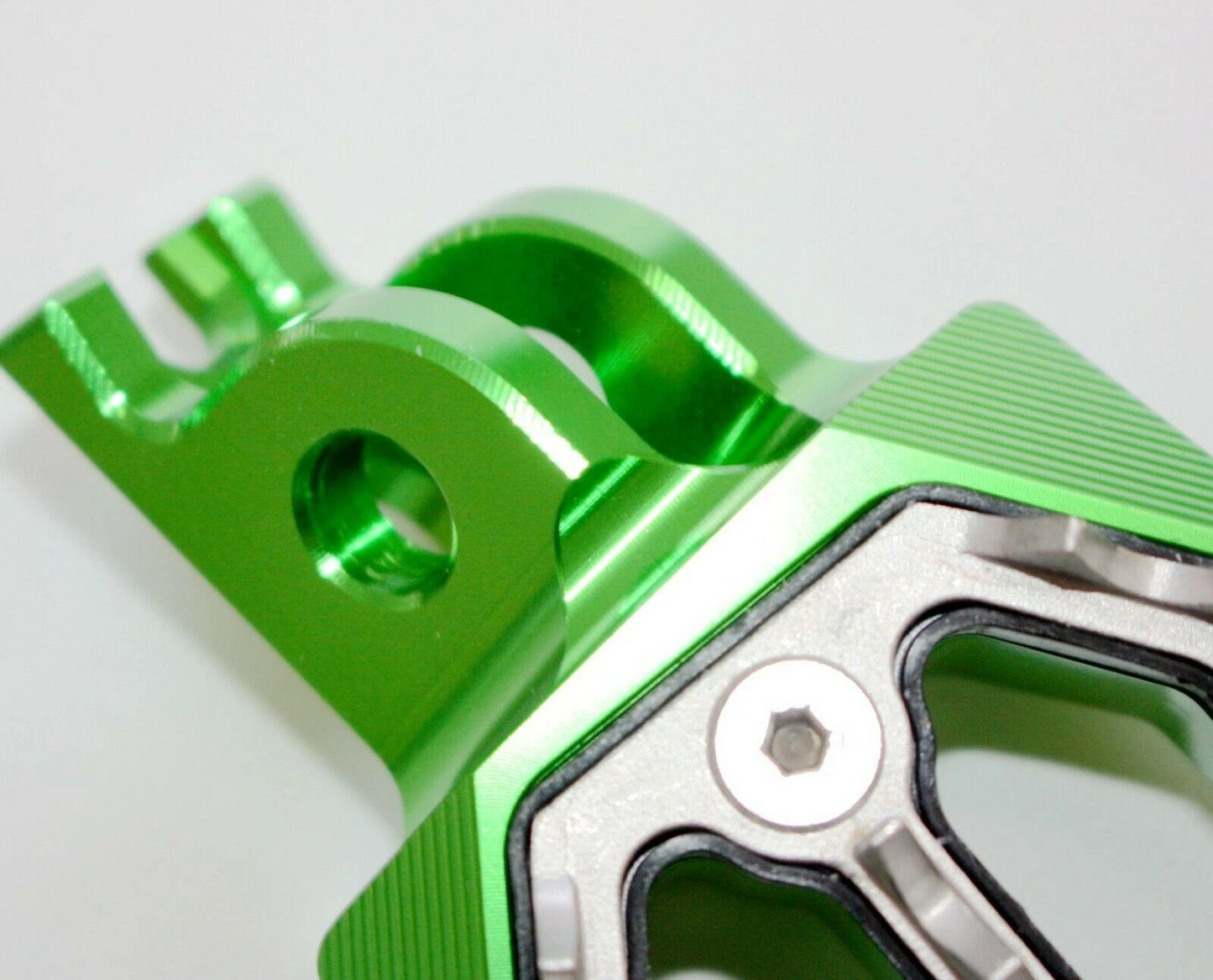 CNC Green Stainless Foot Pegs for Honda CRF250 Motorcycle (2004-2023)