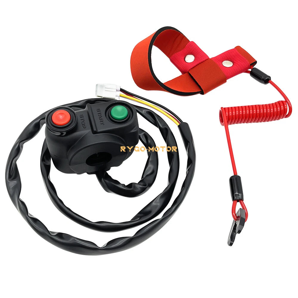 Start/Stop Kill Switch Upgrade for Kawasaki Jet Ski JT900 JT1100 JT1200 JT1500