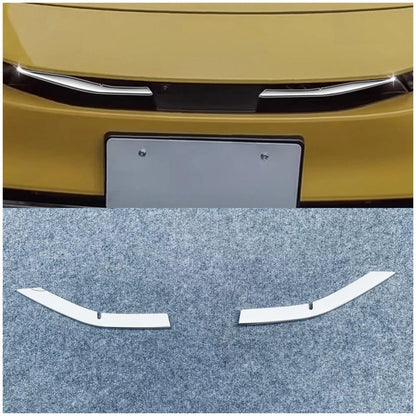 Stainless Steel Front Upper Grille Cover Trim for Toyota Prius (2023-2024)