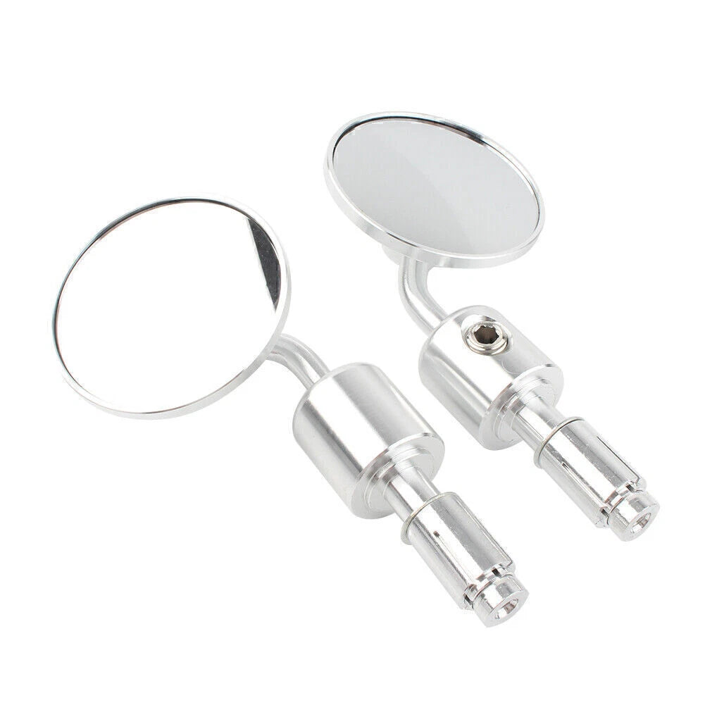 CNC 7/8" Round Bar End Mirrors for Universal Motorcycle Models