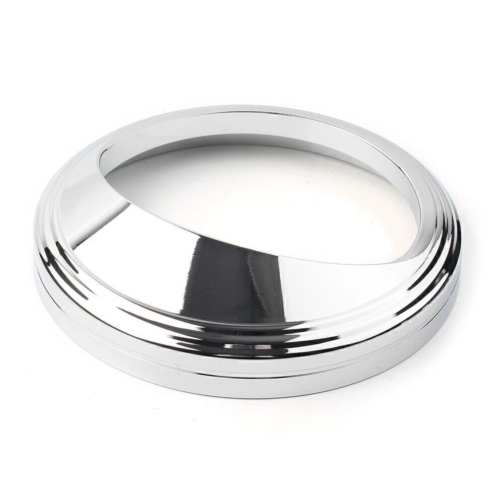 5" Chrome Bezel Trim Ring Visor Cover for Harley