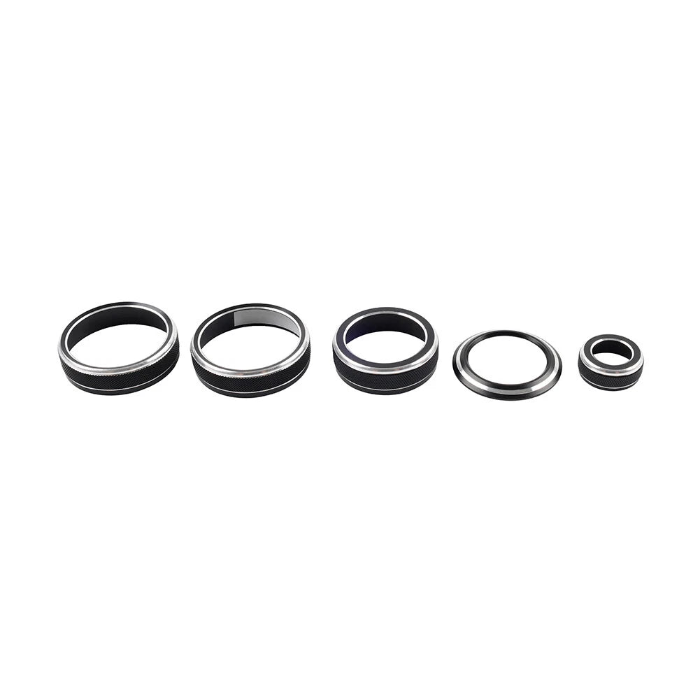 Black AC Volume Switch Button Ring for Lexus NX250 NX350h (2022-2024)