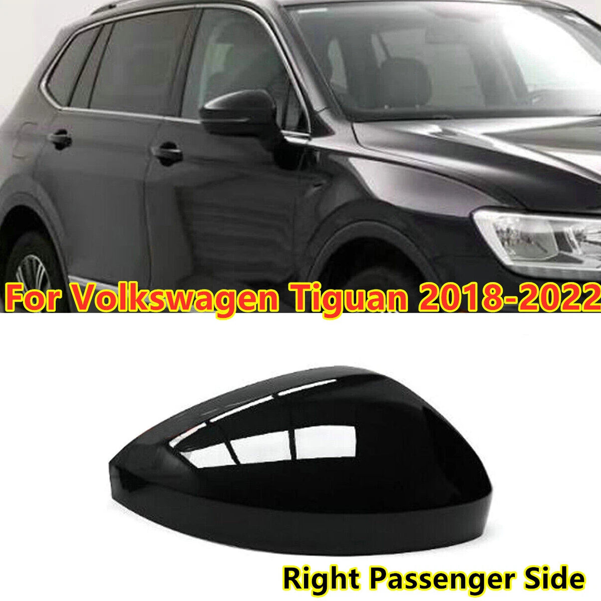 RearView Side Mirror Cover for Volkswagen Tiguan (2018–2022)
