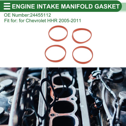 Intake Manifold Gasket for Chevrolet HHR (2005-2011) 4 Pcs