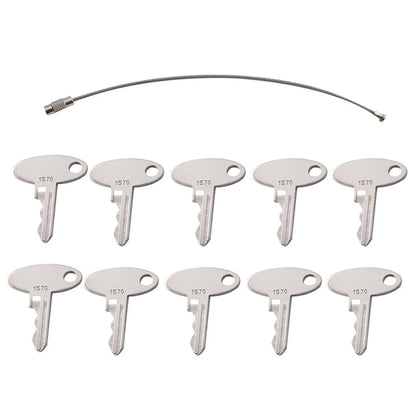 10 Pcs Ignition Keys for Ford Tractor