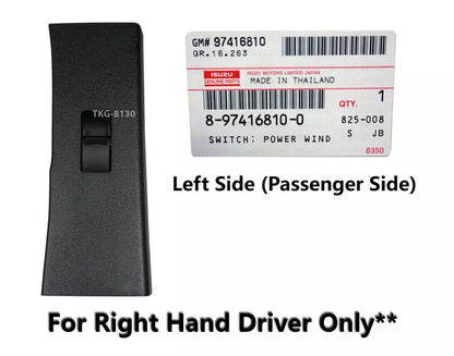 Left Side Power Window Switch with Cover for Isuzu D-Max (2012-2016)