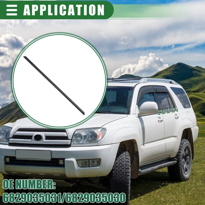 Car Window Weatherstrip Trim Seal Belt for Toyota (Fits Various Models)