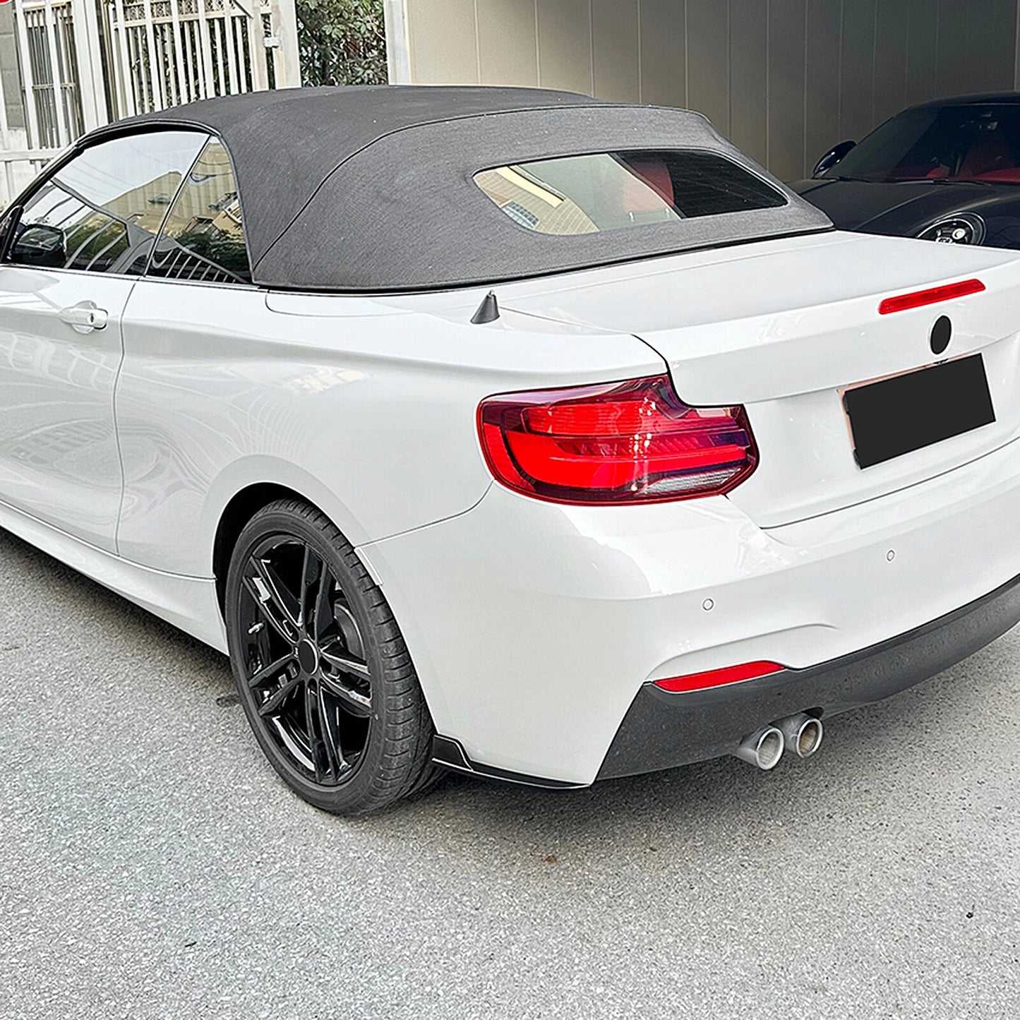 2 x Rear Bumper Spoiler Lip for BMW 2 Series F22 F23 M Sport (2015-2019)