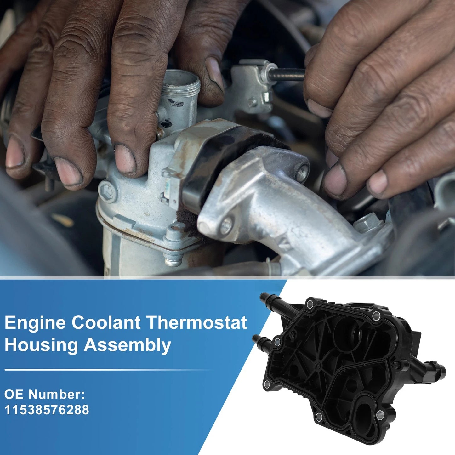Engine Coolant Thermostat Housing for BMW 5-Series (2018)