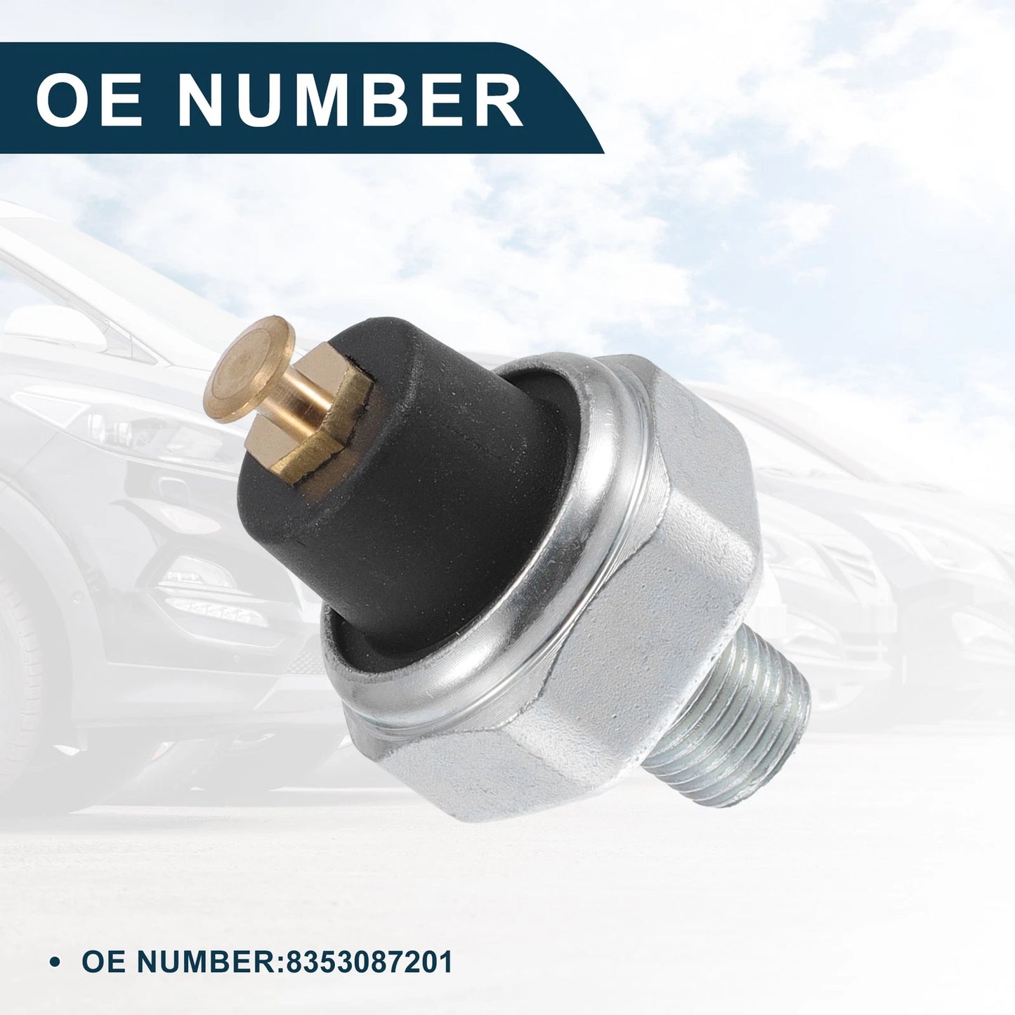 Fuel Pressure Sensor for Toyota Corolla 1.6 (1989-1994) - Durable 1 x Sensor