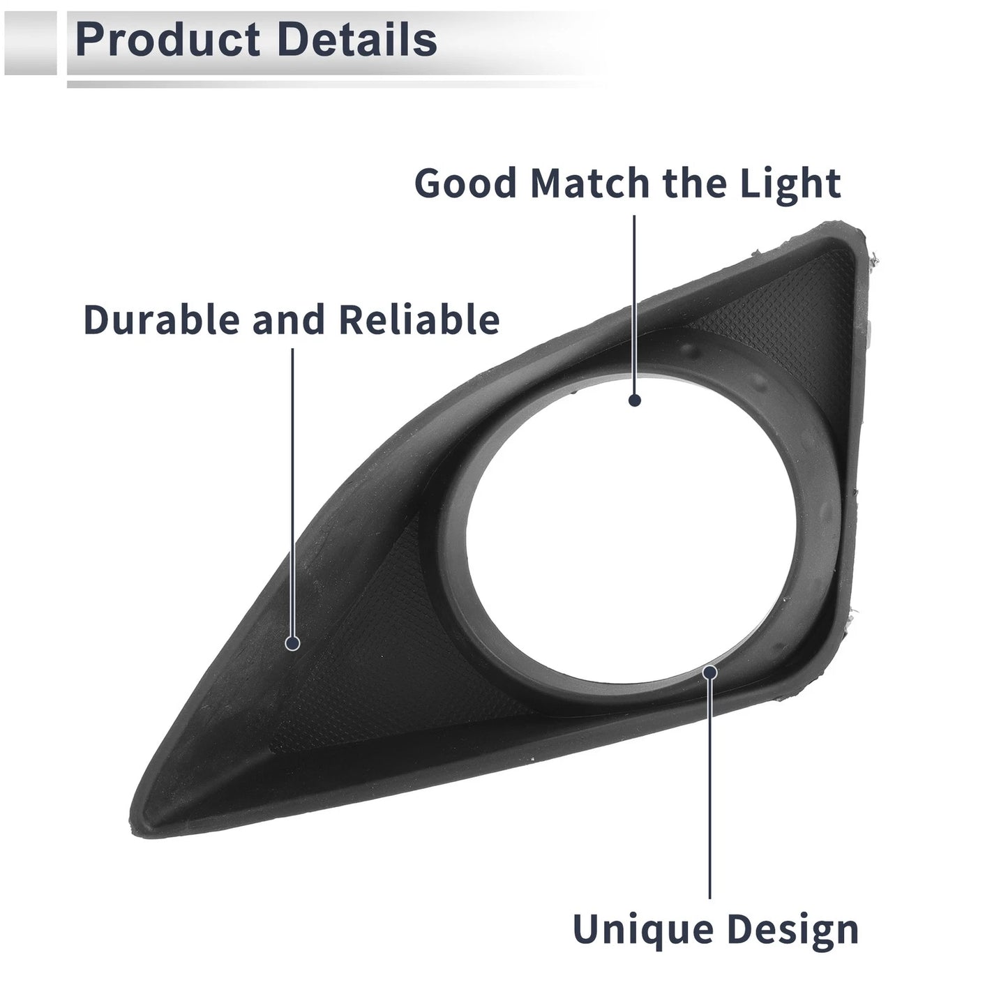 Front Left Fog Light Grill for Toyota Corolla (2007-2010)