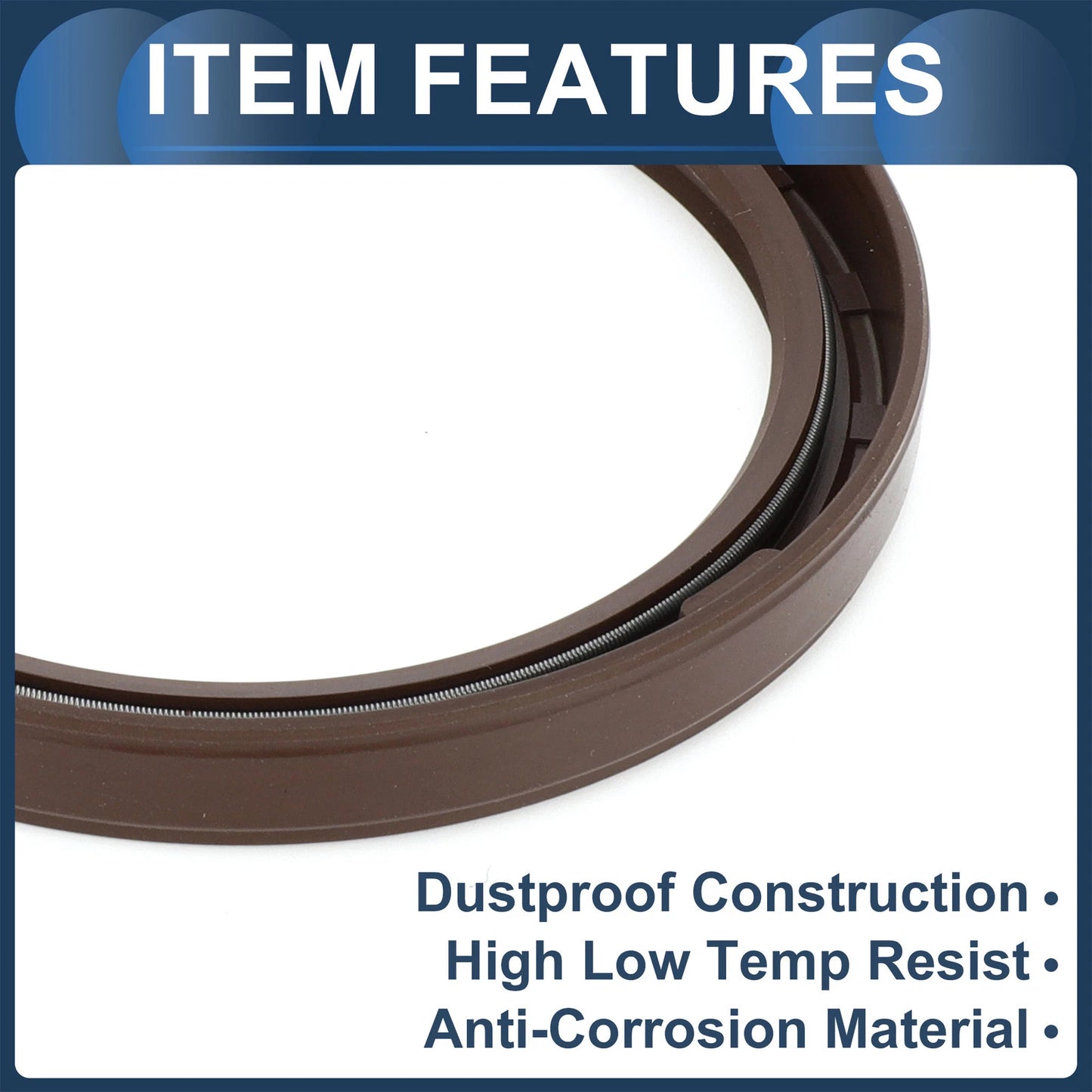 Rear Crankshaft Oil Seal for Honda Accord, Civic, GMC Sierra (2003-2011)