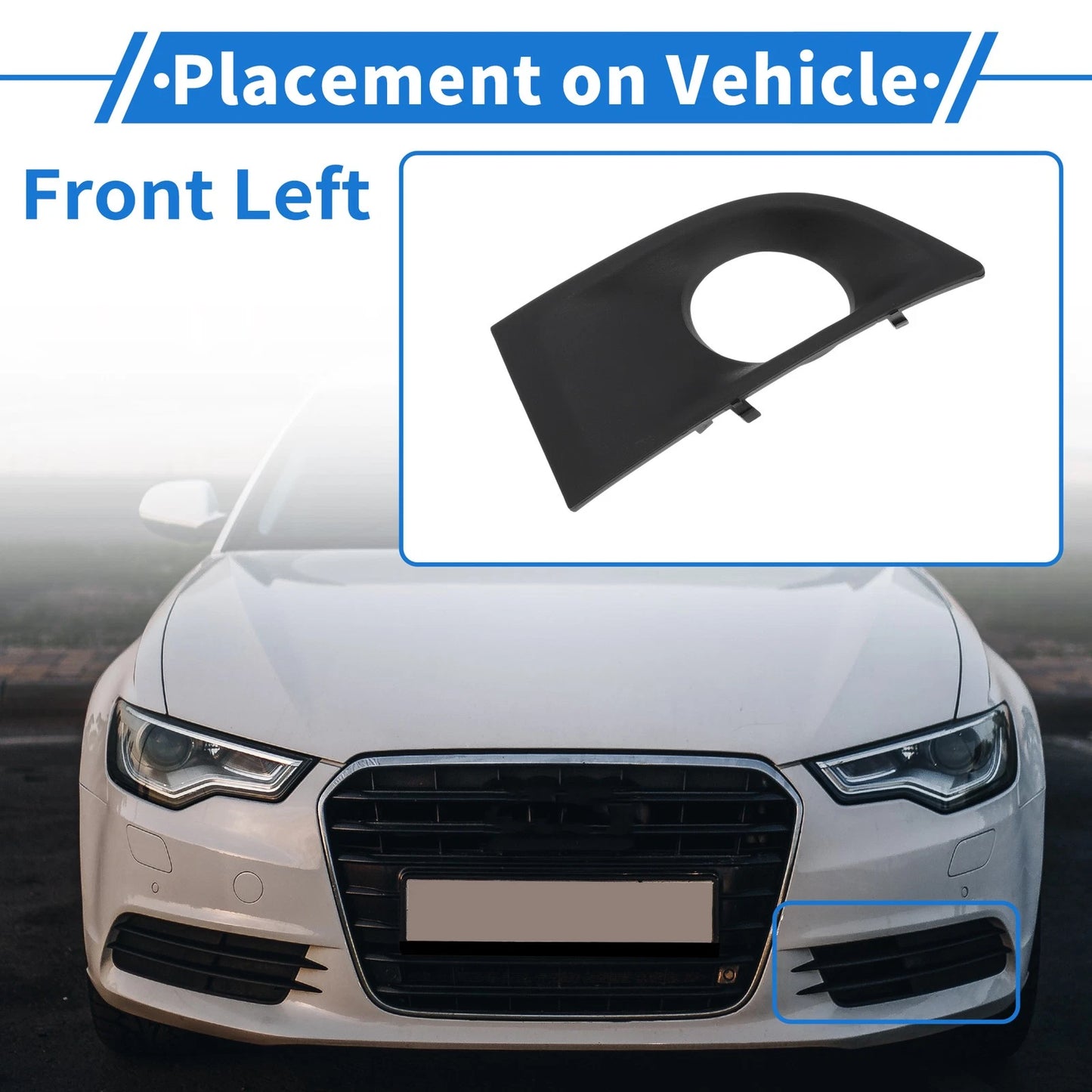 Front Left Fog Light Grill for Nissan Sentra (2006-2011)