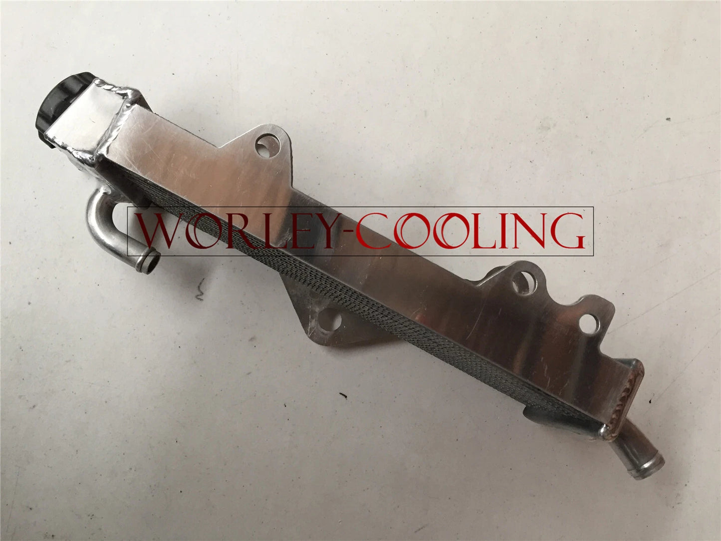 Aluminum Radiator & RED Hose for Honda CR500 CR500R (1989)