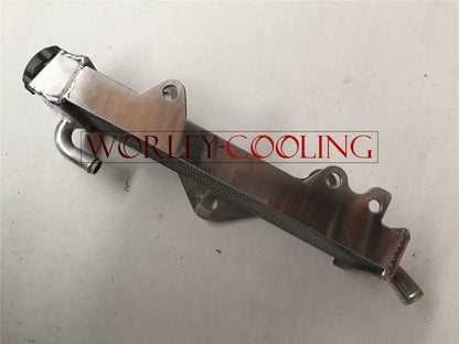 Aluminum Radiator & RED Hose for Honda CR500 CR500R (1989)
