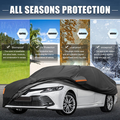 Waterproof 210D-PU Oxford Car Cover for Toyota Camry (2007–2022)