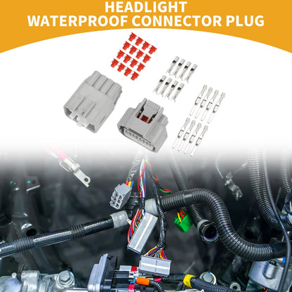 8Pin Waterproof Headlight Connector Plug for Toyota