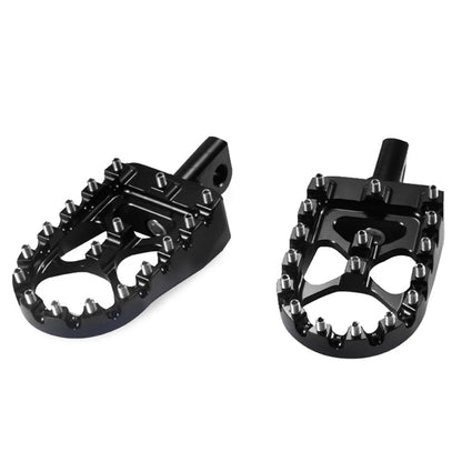 2 x CNC Wide Foot Pegs for Harley Sportster & Softail (2004-2023)
