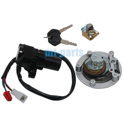 Ignition Key Switch, Fuel Tank Cap, Seat Lock Set for Yamaha YZF R1 (2004-2014)