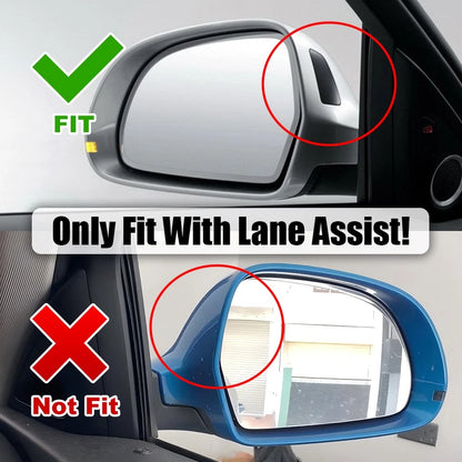 Carbon Style Side Wing Mirror Cap Covers for Audi A3 (2022–2025)