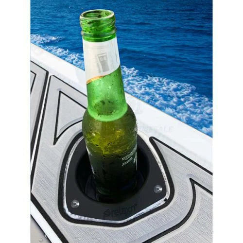 Boat Marine Combo 30° Black Rod Holder / Drink Holder Relaxn Mako Series