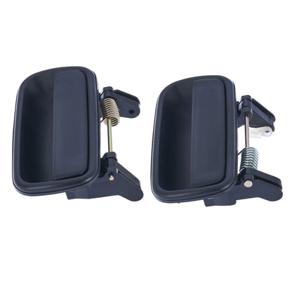 4x Front & Rear Left + Right Outer Door Handle Black for Toyota Hilux (1997–2005)