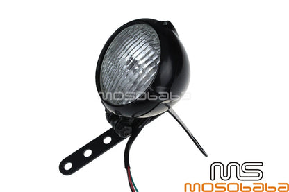 Black Headlight Mount Bracket for Harley Softail Sportster Chopper Bobber