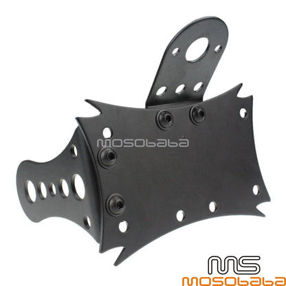 3/4” Axle Side Mount License Plate Bracket for Old School Cruiser Bobber