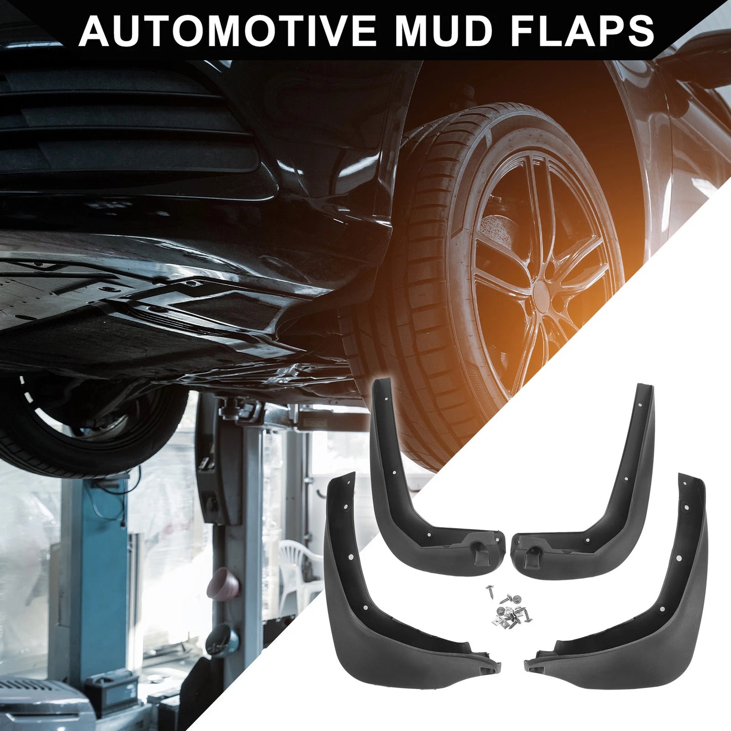 Mud Flap Splash Guards for Mini Cooper Countryman (2010-2023)