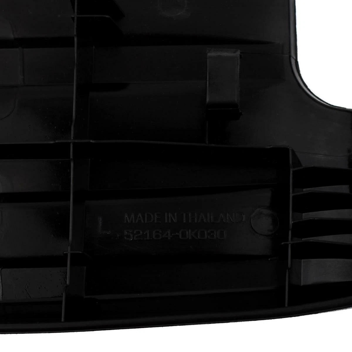 Rear Plastic Bumper Step Plate Black Fits Toyota Hilux Revo GUN136R SR5 2015-19
