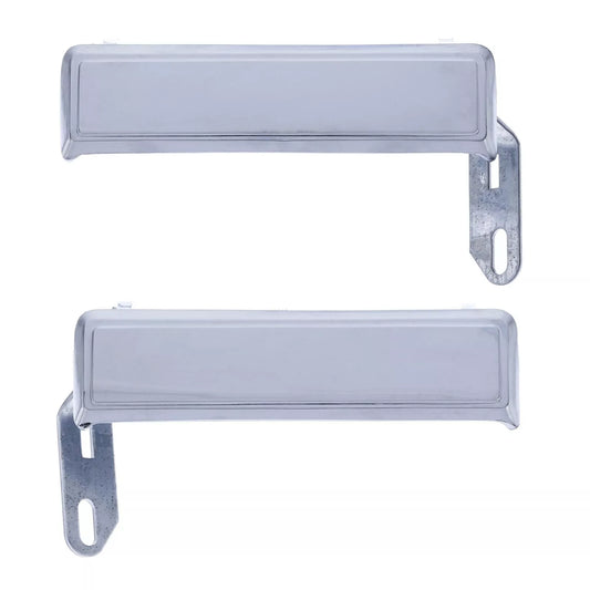 2 x Front Left & Right Outer Door Handles Chrome for Toyota Landcruiser FJ HJ (1975-1984)