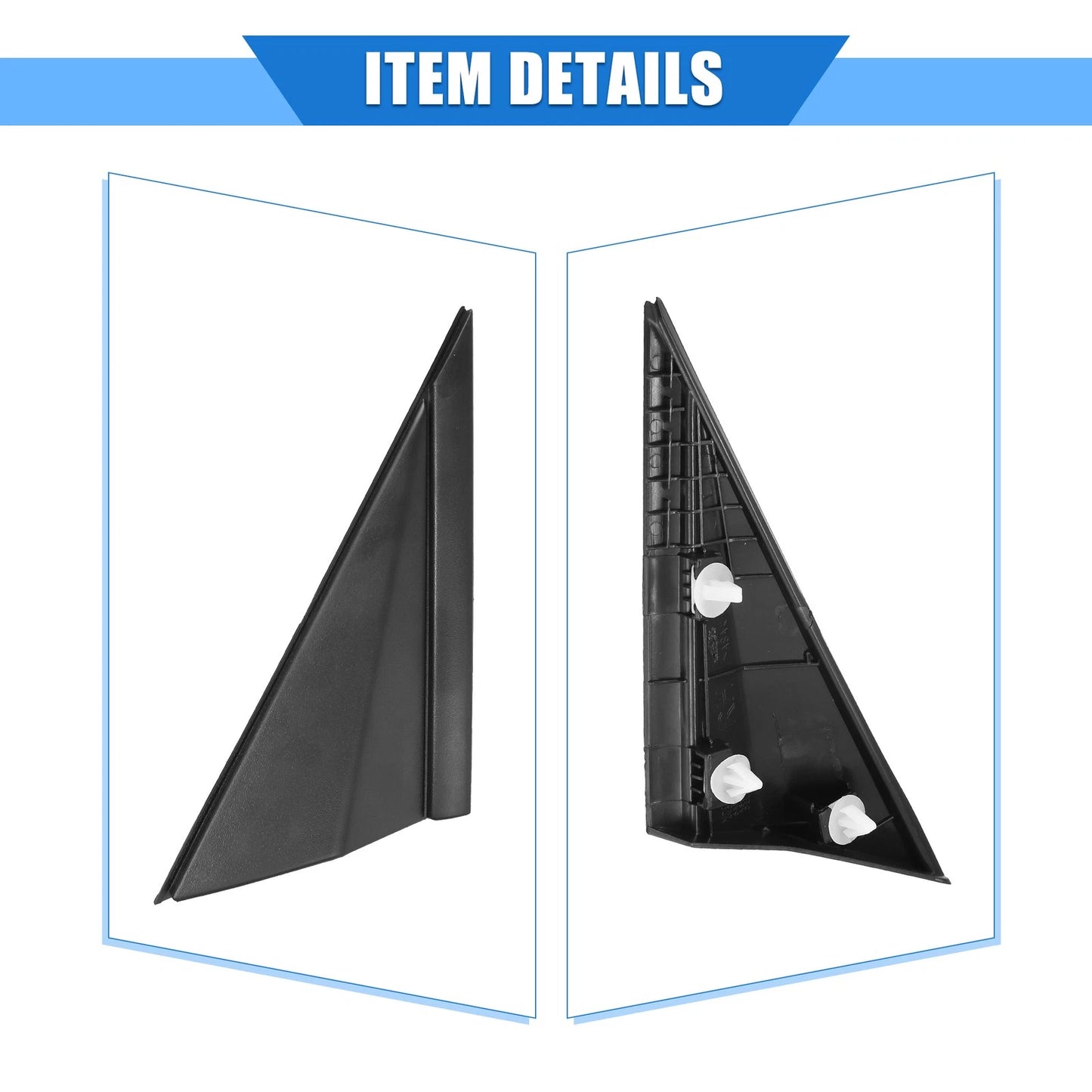 Right Mirror Corner Triangle Fender Cover for Hyundai Elantra (2011-2016)