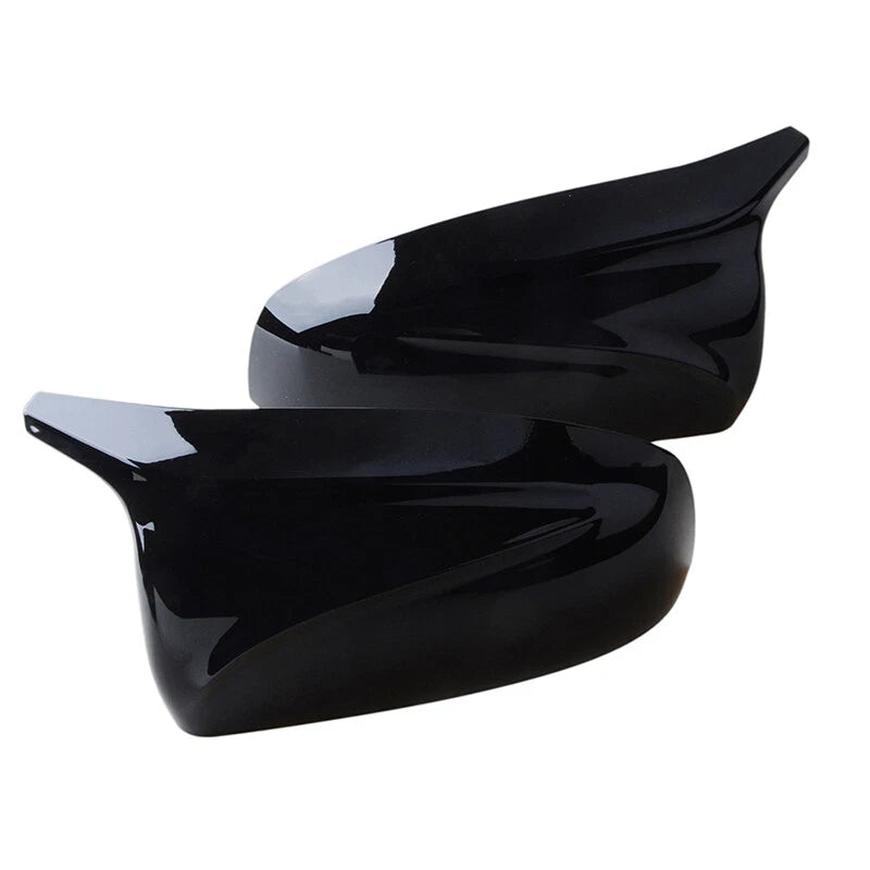 M Style Gloss Black Side Wing Mirror Cover Caps for BMW X5 X6 E70 E71 (2007-2013)