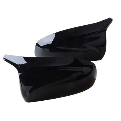 M Style Gloss Black Side Wing Mirror Cover Caps for BMW X5 X6 E70 E71 (2007-2013)