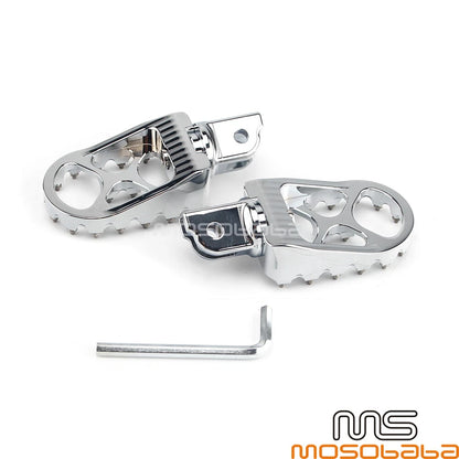 Motorcycle MX Foot Pegs for Harley FLDE FLFB FLHC FLSB FLSL FXBB FXLRS (2023)