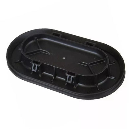 Black Oval Drain Plug Cover for Ford Truck Bed (2004-2014)