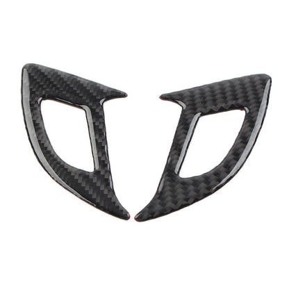 Carbon Fiber Black 2 x Car Door Switch Panel Covers for Chevrolet Equinox (2017-2022)