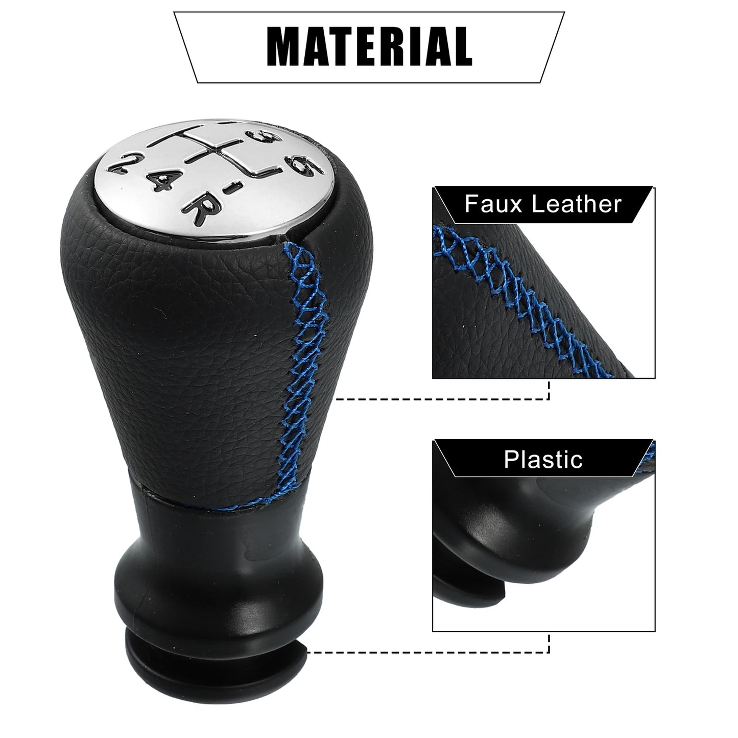 Gear Stick Shift Knob for Peugeot 106 107 205 & Citroen C1 C3 C4 (2005-2014)