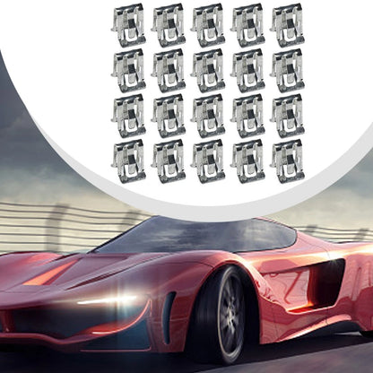 25Pc Set / 1/2 x 5/8 / Metal Fastener Clips for Car Retainer Moulding