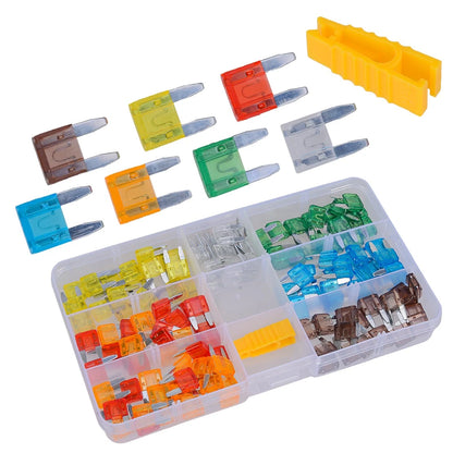 140stk Blade Sicherung Sortiment Kit f��r Auto, LKW, Boot, ATV, UTV, Motorrad (5A-30A)