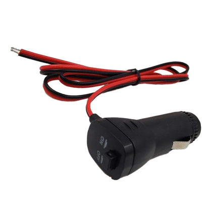 5m Car Cigarette Lighter Adapter Plug with On/Off Switch for Vehicle