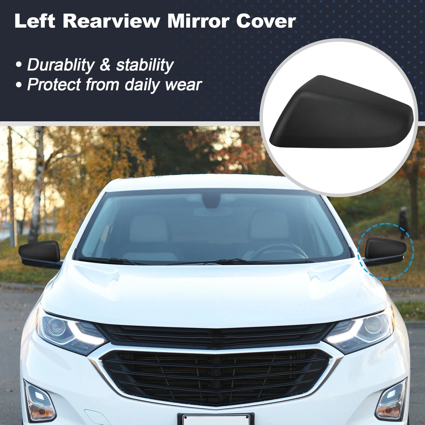 Left Mirror Cover for Chevrolet Equinox / GMC Terrain