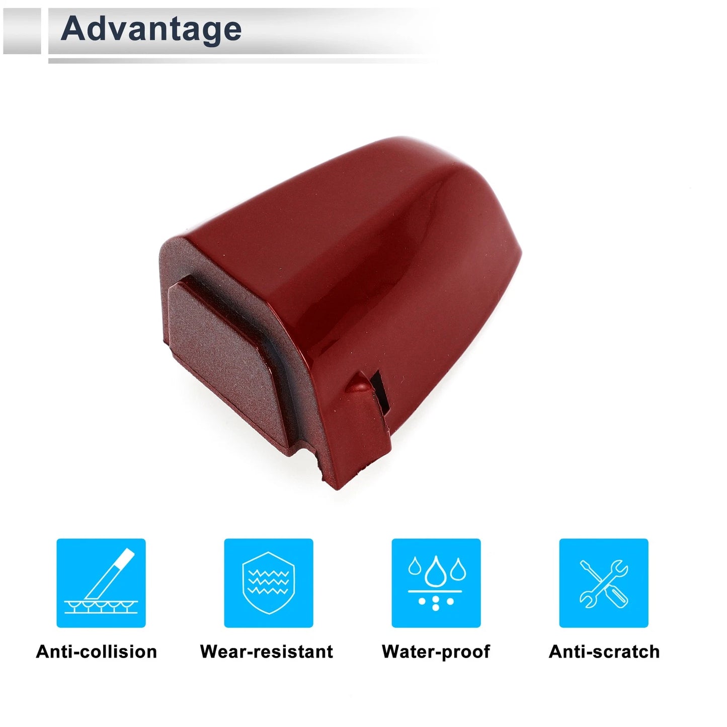 Front Left Door Handle Cover for BMW X1 X2 (2015-2018) Red