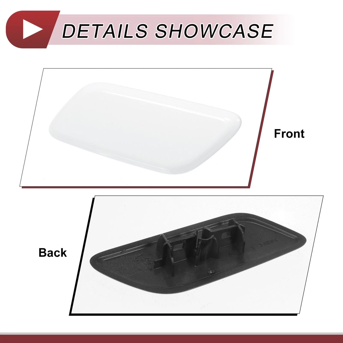 Front Left Washer Nozzle Cover for Lexus LX570 (2013-2015) - White 1 x Cap
