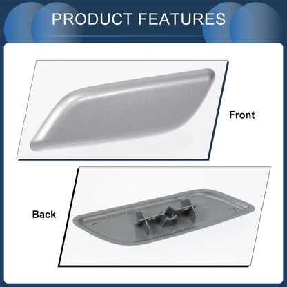 Front Left Washer Nozzle Cover for Honda Accord VIII 2011-2013 Silver Tone