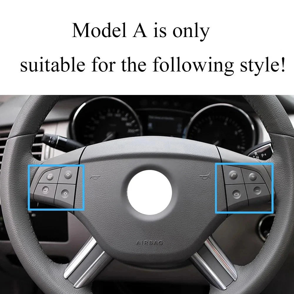 4 x Buttons Steering Wheel Control Switch for Benz W164 W251 W245 (2006-2015)