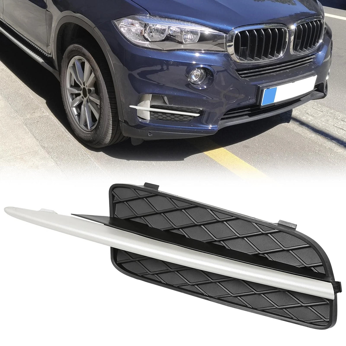 Front Bumper Grill Cover for BMW X5 E70 (2007-2010)