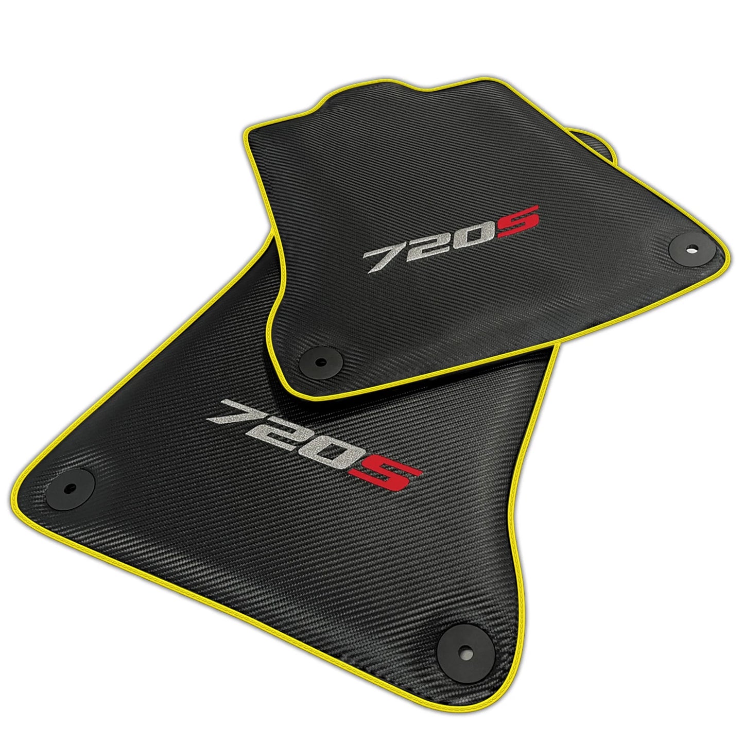 Carbon Fiber Floor Mats for McLaren 720S | Various Trim Colors